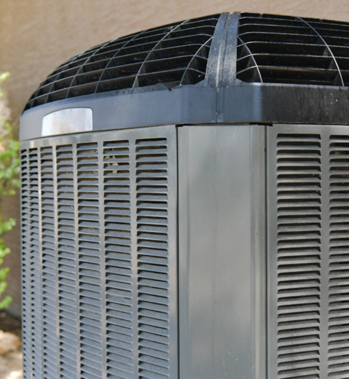 Air Conditioning unit Infront of house